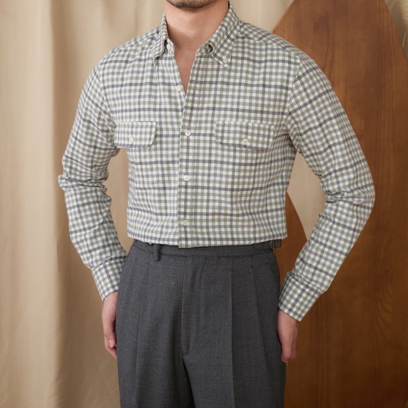 Indomito Cotton Shirt - Forest Check – photo 1