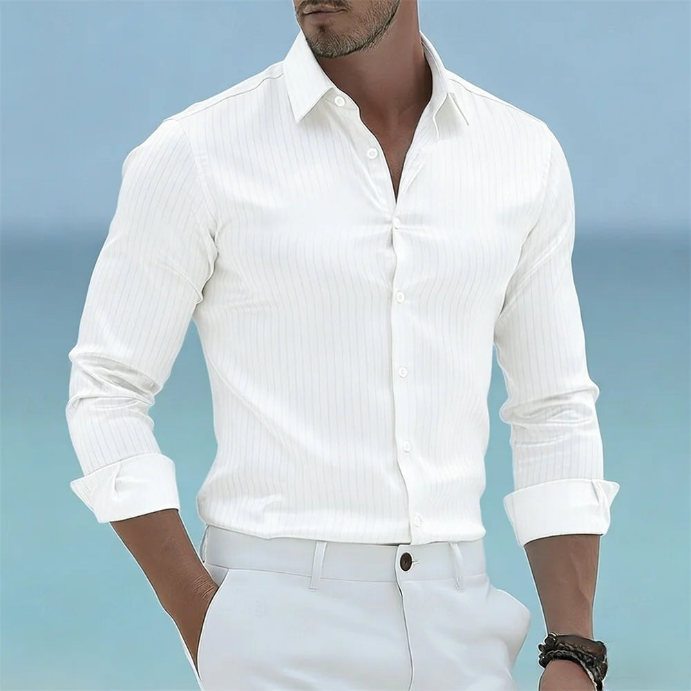 Eva Chester Striped Shirt for Men – photo 6