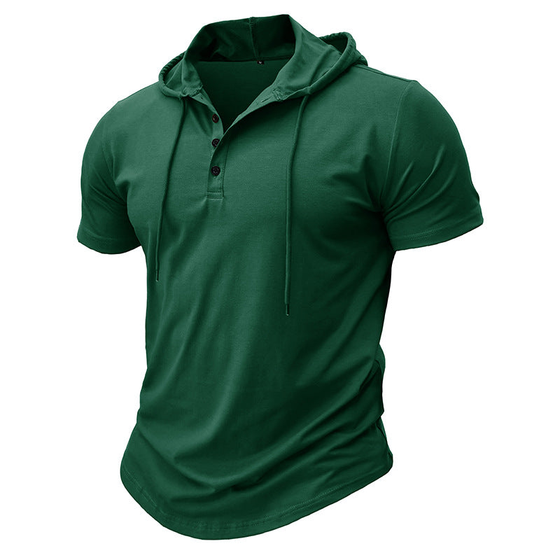 Eva Chester Short Sleeve Hooded Shirt for Men – photo 6