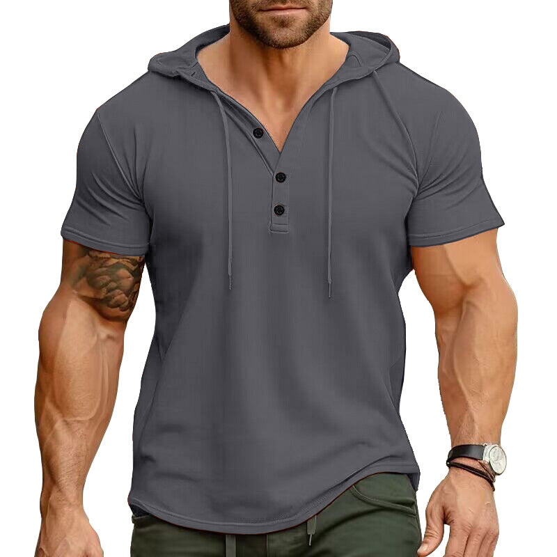 Eva Chester Short Sleeve Hooded Shirt for Men – photo 8