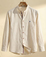 Eva Chester Elegant Mandarin Collar Shirt for Men – photo 3
