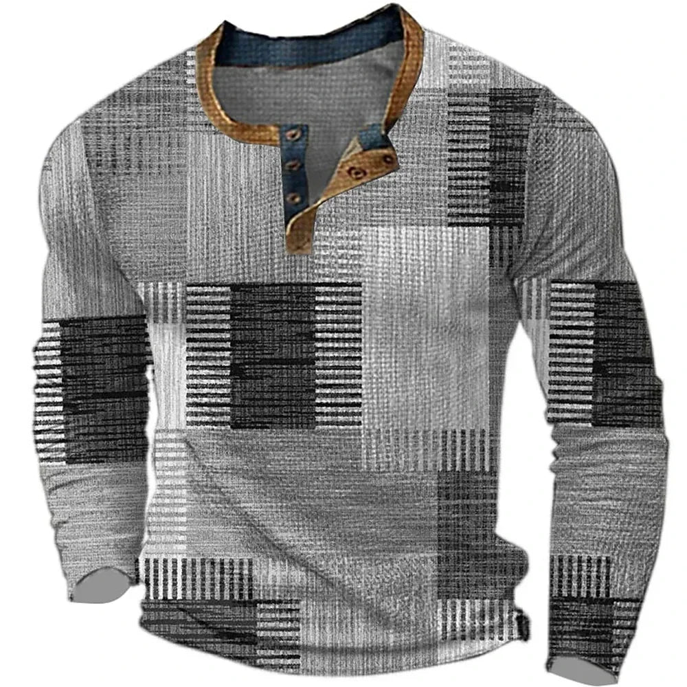 Eva Chester Colourful Patchwork Shirt for Men – photo 5