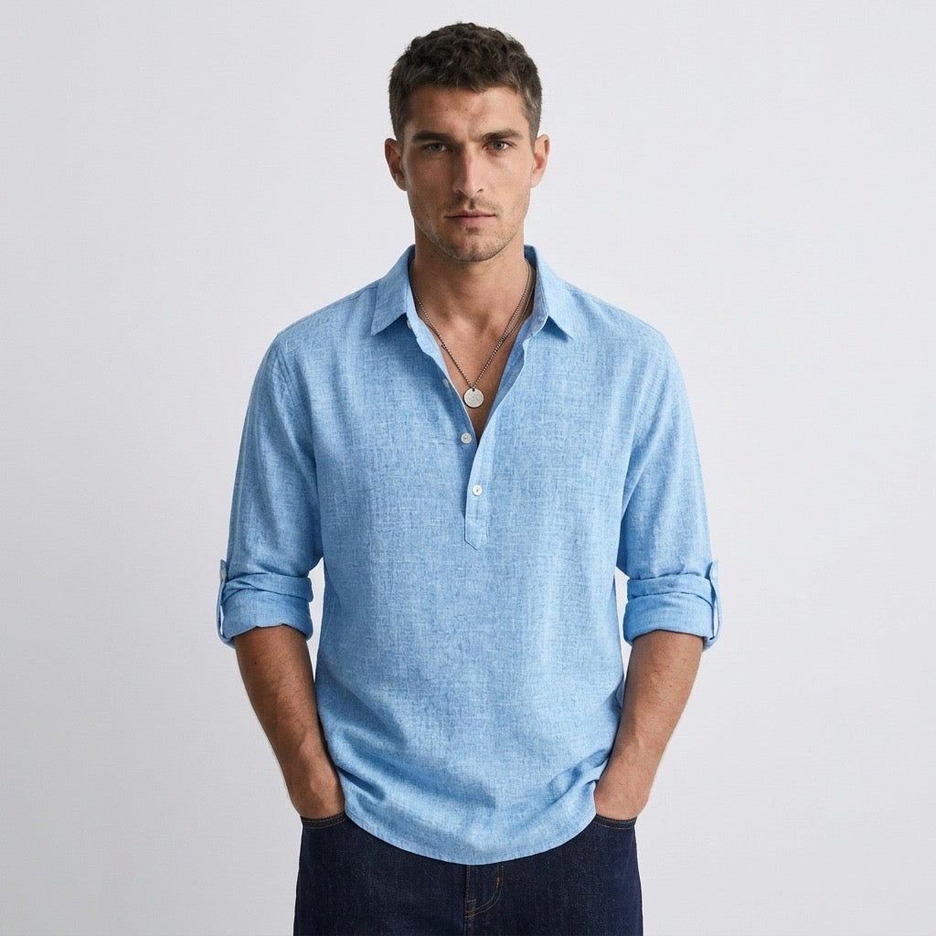Eva Chester Classic Cotton Shirt for Men – photo 1