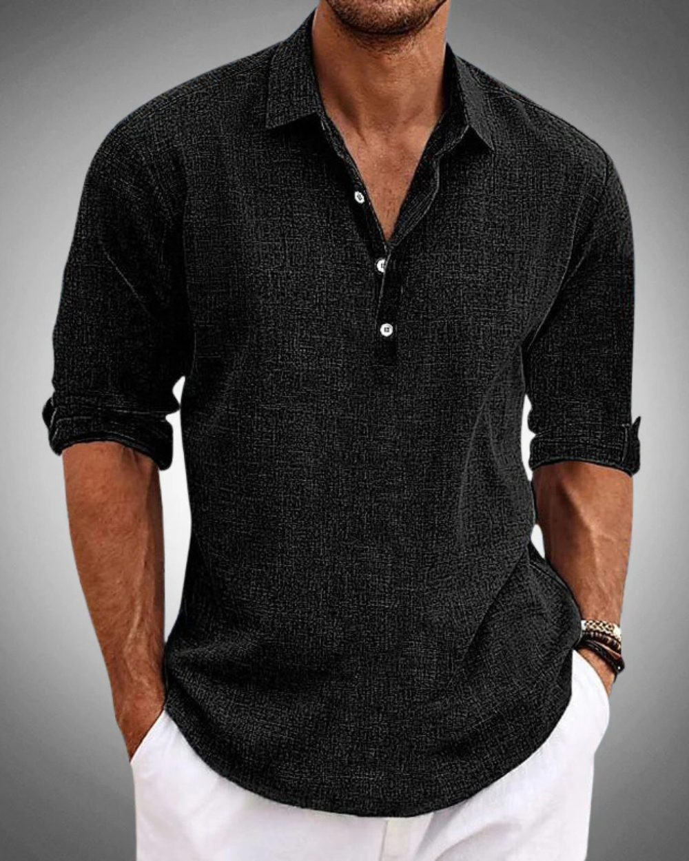 Eva Chester Classic Cotton Shirt for Men – photo 2