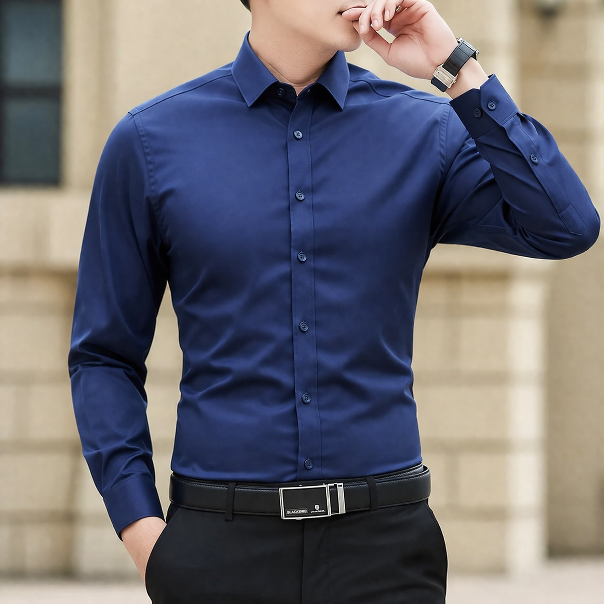Eva Chester Classic Slim Fit Shirt for Men – photo 5