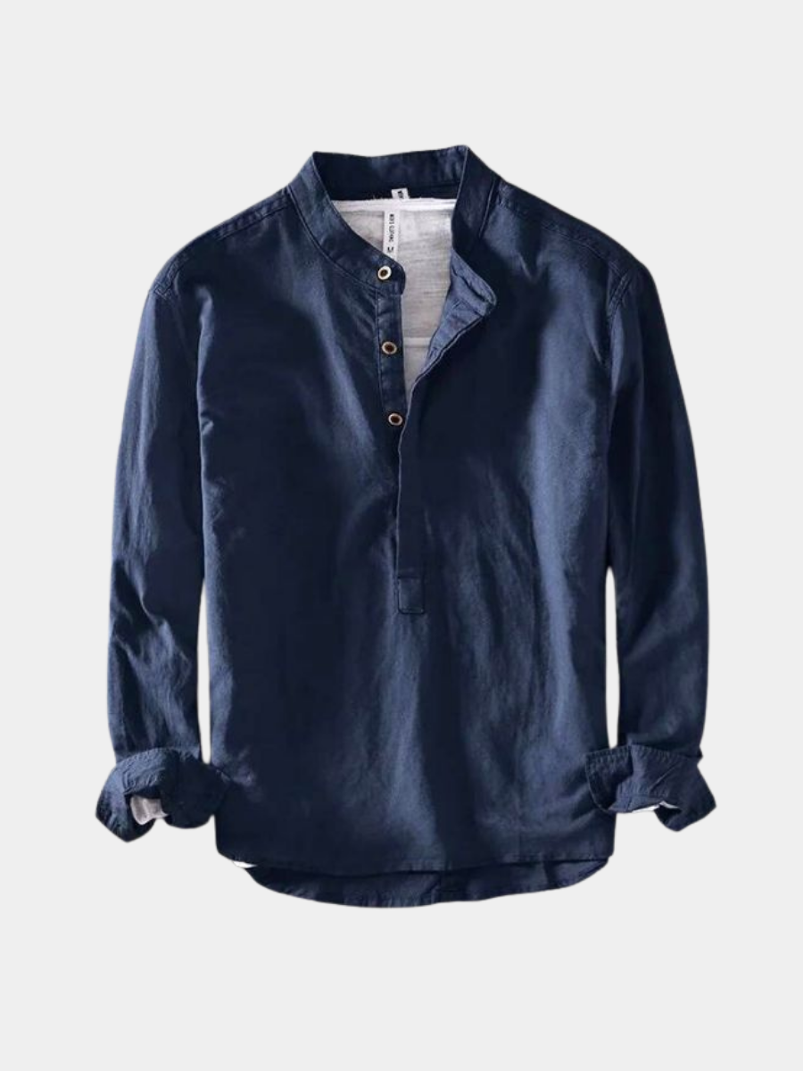 Eva Chester Linen Shirt for Men – photo 1