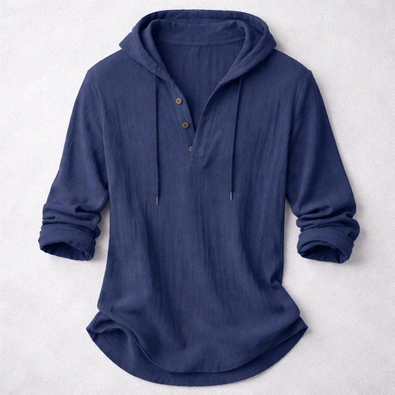 Eva Chester Elegant Hooded Shirt for Men – photo 5