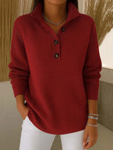 Florence | V Neck Polo Jumper